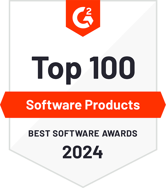 G2 Top 100 Best software awards 2024