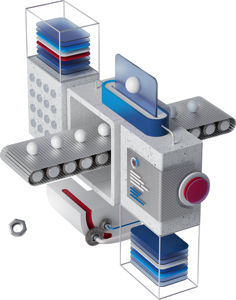 3D conveyor belt
