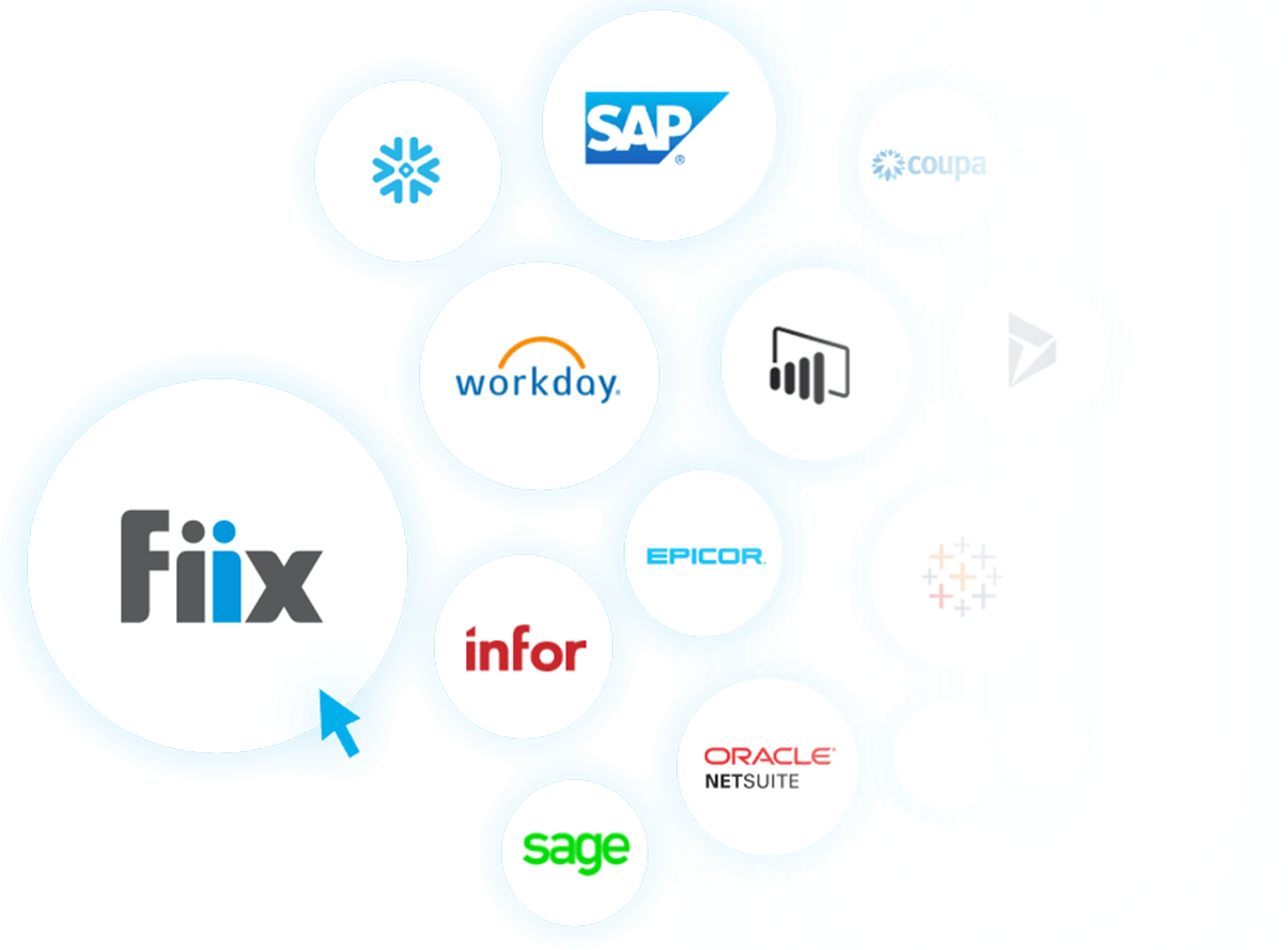 Fiix app exchange logos