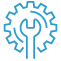 Extended cog wrench icon