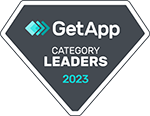 GetApp Category Leaders winner 2023 badge