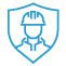 Health safety environmental professional icon