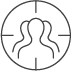 icon of people under target