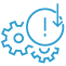 Lower production icon