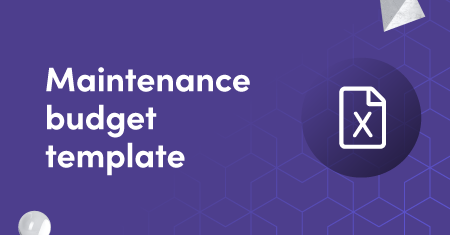 Maintenance budget template