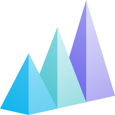 three pyramids