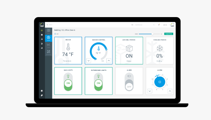 Building temperature dashboard