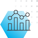 icon of a bar graph